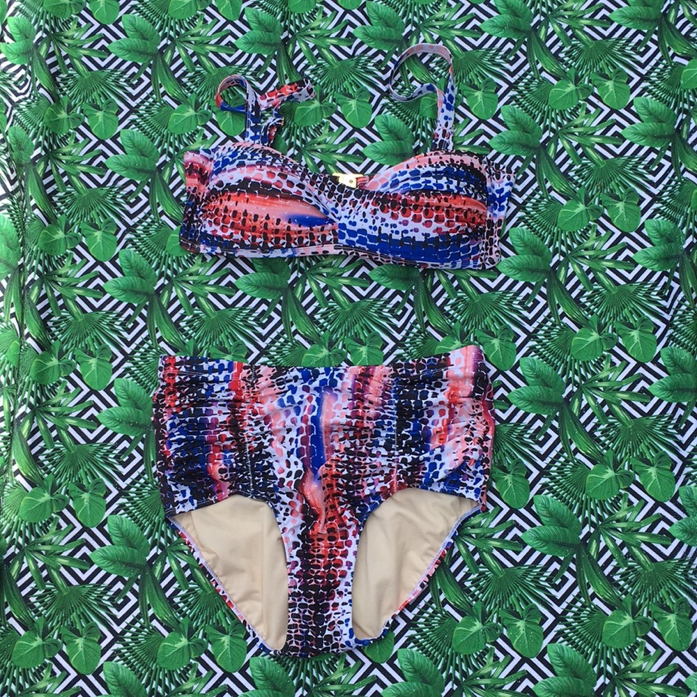 2-piece high waist bikini